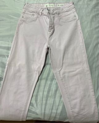 Pantalones pitillo Elvira rosa talla M