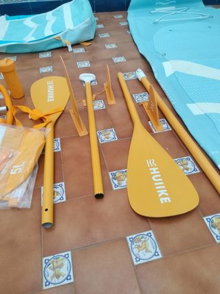 Tabla de pádel surf hinchable prácticamente nueva
