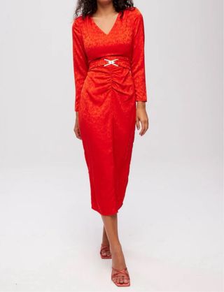 Vestido MIOH mandarina. Xs.