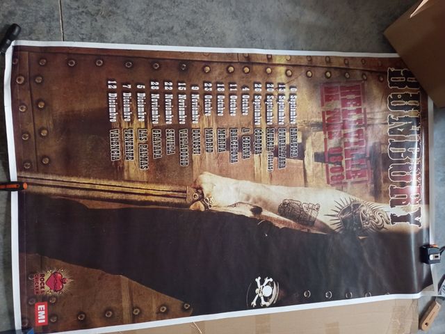 Pósters Bunbury y Héroes del Silencio 