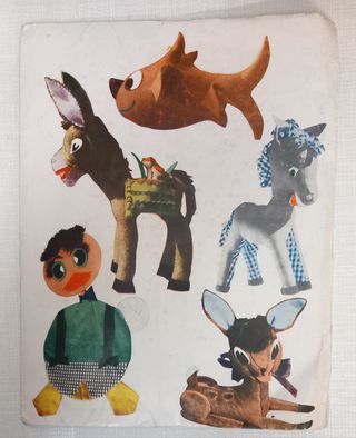 Carpeta de manualidades de niños años 60