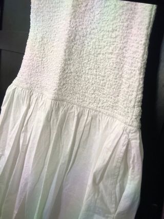 Vestido Zara blanco sin mangas