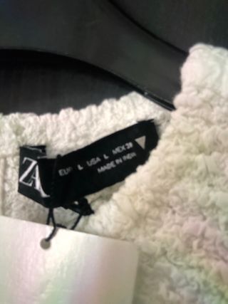 Vestido Zara blanco sin mangas