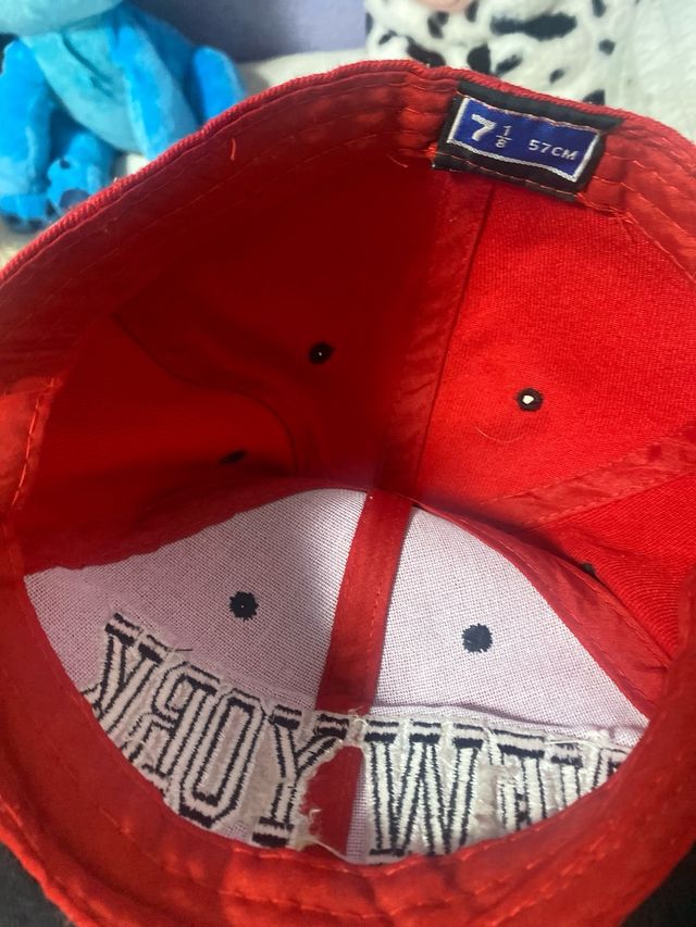 Gorra New York Roja y Negra