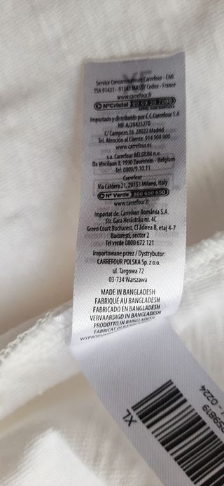Camiseta tirantes blanca encaje