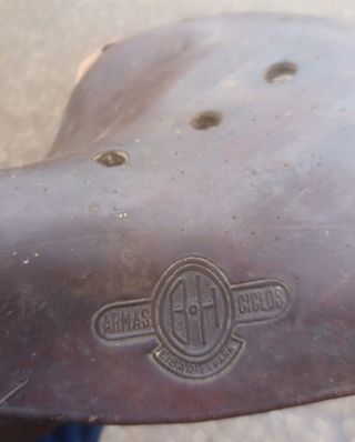 Sillín ARMAS BH CICLOS Eibar Cuero/Piel  Años 40