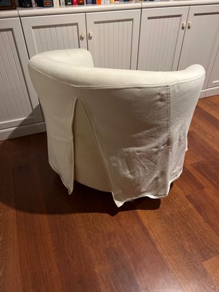 Sillón moderno blanco