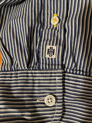 Camisa Tommy Hilfiger Rayas Azul Talla M