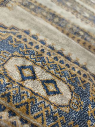 Alfombra Bokhara Turkmenistán Hecha a Mano