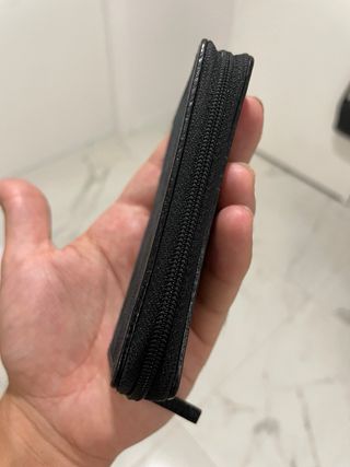 Monedero Tarjetero Gucci GG Monogram Negro