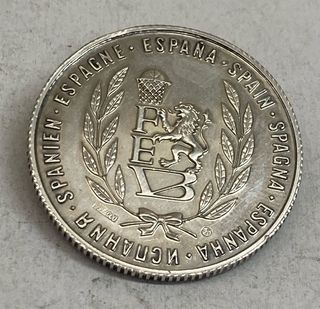 Moneda Mundo Basket España 86