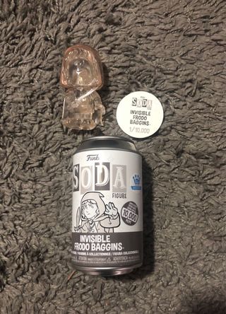 Invisible Frodo Baggins Funko Soda