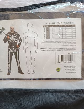 Disfraz Skull Soldier Hombre Talla M