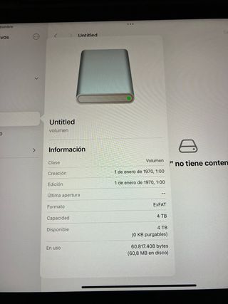 Disco Duro Externo 4 TB ExFAT