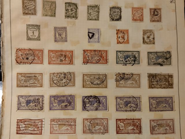 Francobolli Francia 1900-1930