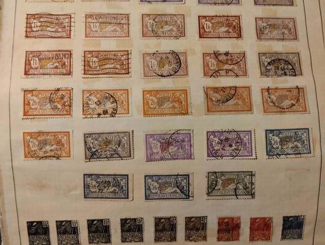 Francobolli Francia 1900-1930