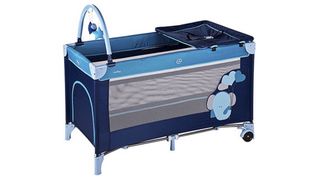 Cuna de viaje Olmitos azul
