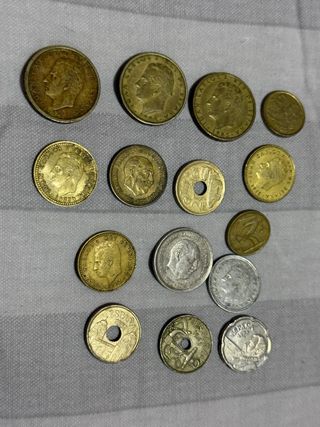 Colección de monedas antiguas