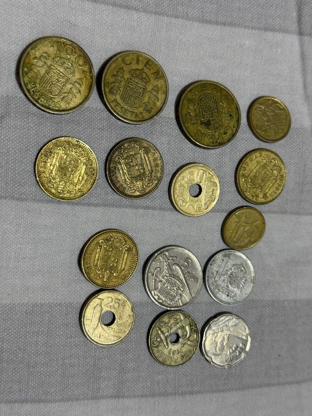Colección de monedas antiguas