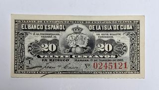 20 Centavos 1897 Isla de Cuba 0245