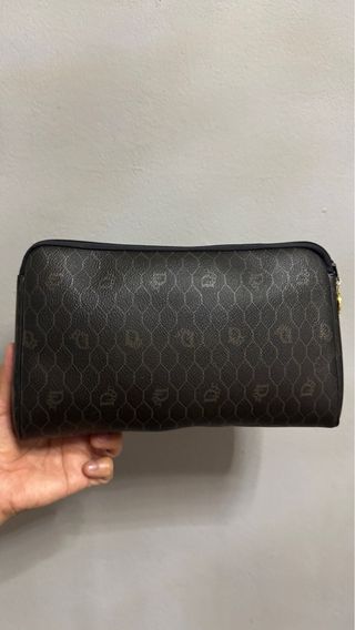 DIOR CLUTCH BOLSO MANO VINTAGE MARRÓN MUJER 