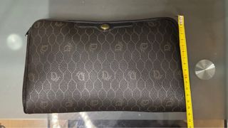 DIOR CLUTCH BOLSO MANO VINTAGE MARRÓN MUJER 