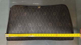DIOR CLUTCH BOLSO MANO VINTAGE MARRÓN MUJER 