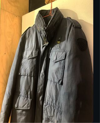 Blauer Chaquetón Plumas Talla L Azul