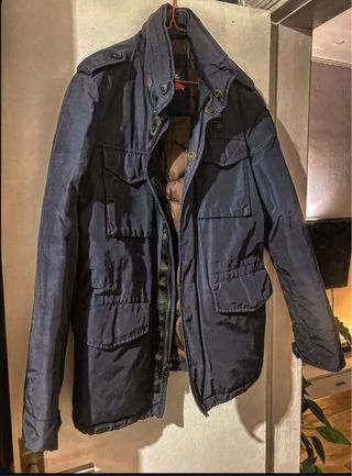 Blauer Chaquetón Plumas Talla L Azul