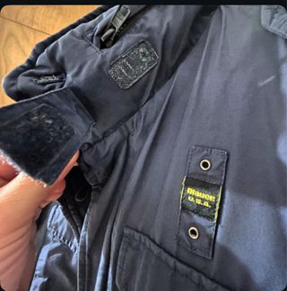 Blauer Chaquetón Plumas Talla L Azul