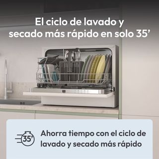 Lavavajillas Candy Rapido Compacto