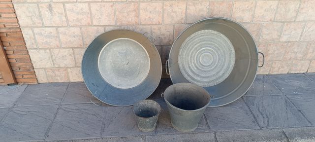 Tinas y Cubos Galvanizados