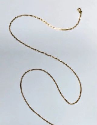 Cadena Barbada maciza de Oro 18k