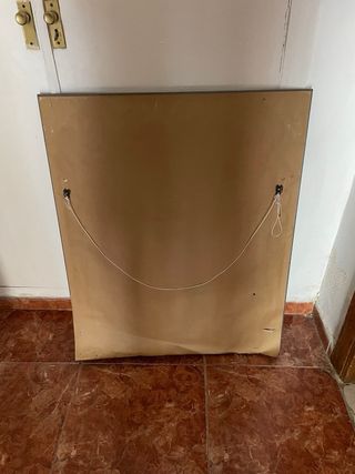 Cuadro decorativo con marco de madera