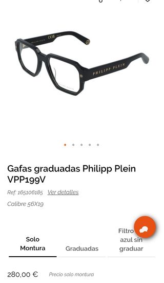 Gafas Philipp Plein Negras