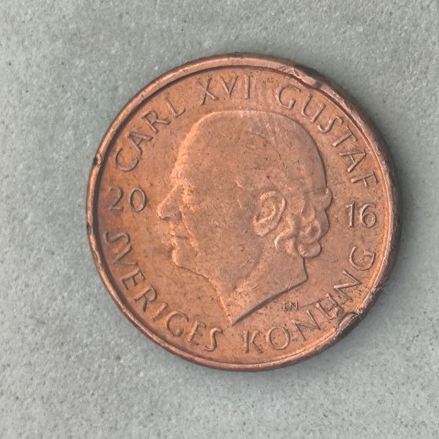 10-04119-Suecia 1 Krona (1 corona) - 2016