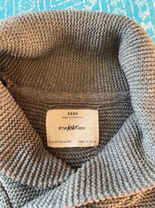 Jersey niño Springfield Talla 13-14 Años gris