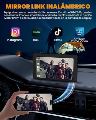 Reproductor Coche CarPlay y Android Auto
