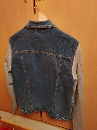 Cazadora Vaquera Caballero Azul/Gris