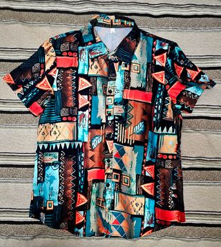 Camisa Retro Vintage Talla L
