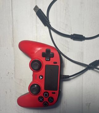 Mando PS4 Cable Rojo Sony Original