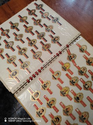 Álbum Antiguo Vitolas Personajes Históricos