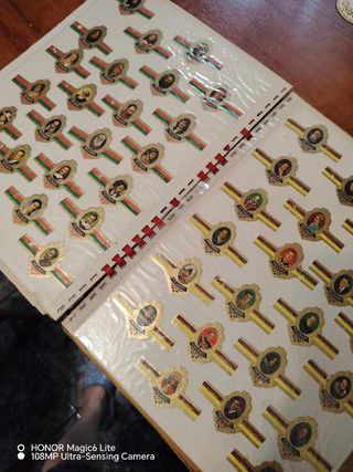 Álbum Antiguo Vitolas Personajes Históricos