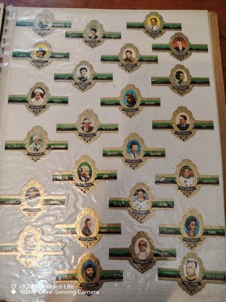 Álbum Antiguo Vitolas Personajes Históricos