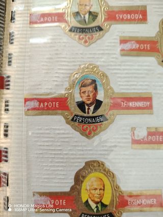 Álbum Antiguo Vitolas Personajes Históricos