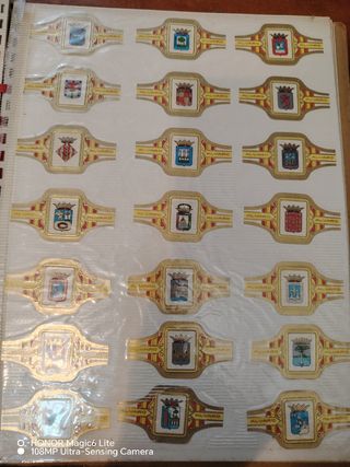 Álbum Antiguo Vitolas Personajes Históricos