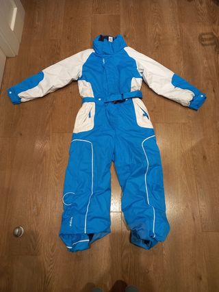 Mono de esquí azul y blanco Talla 10