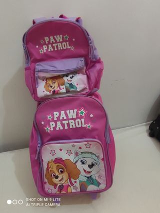 Mochila Paw Patrol con ruedas