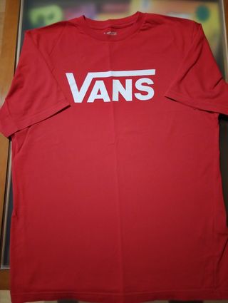 Camiseta Vans Roja