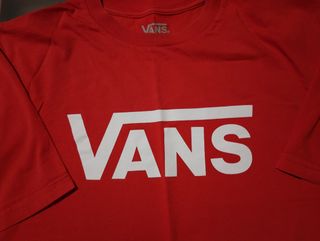 Camiseta Vans Roja